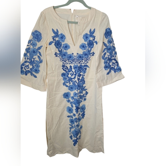 Mestiza Ines Caftan Midi Dress Small - Picture 3 of 9